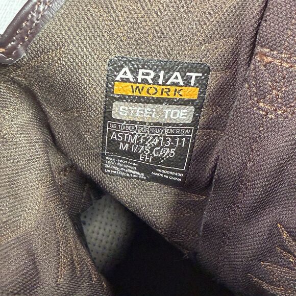Mens ARIAT Groundbreaker Wide Square Toe Steel Toe Work Boot 10.5 EE A main image 4